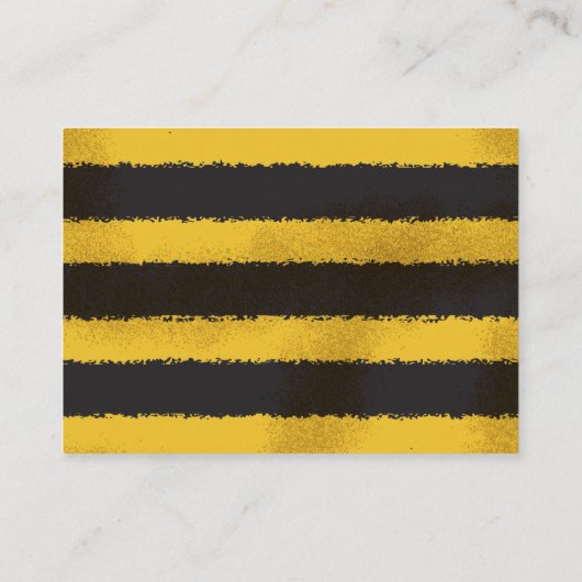 Rustikale Mama to Bee Baby Shooting Game Begleitkarte (Rückseite)