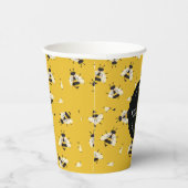 Rustikale Mama to Bee Baby Shower Paper Cup Pappbecher (Rechts)