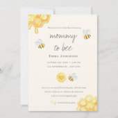 Rustikale Mami bis Baby-Dusche Einladung (Vorderseite)