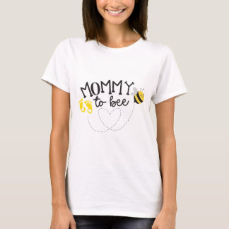 Rustikale Mami to bee baby Dusche T-Shirt