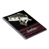 Rustikale Männerbrille - Cooler Name des Fischfang Notizblock (Rechte Seite)