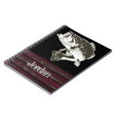 Rustikale Männerbrille - Cooler Name des Fischfang Notizblock (Linke Seite)