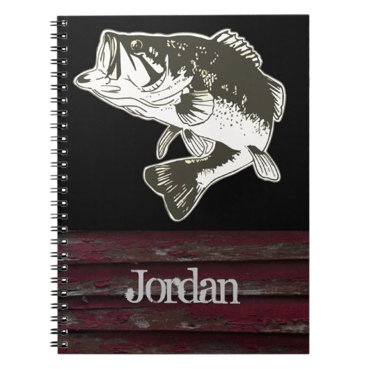 Rustikale Männerbrille - Cooler Name des Fischfang Notizblock (Vorderseite)