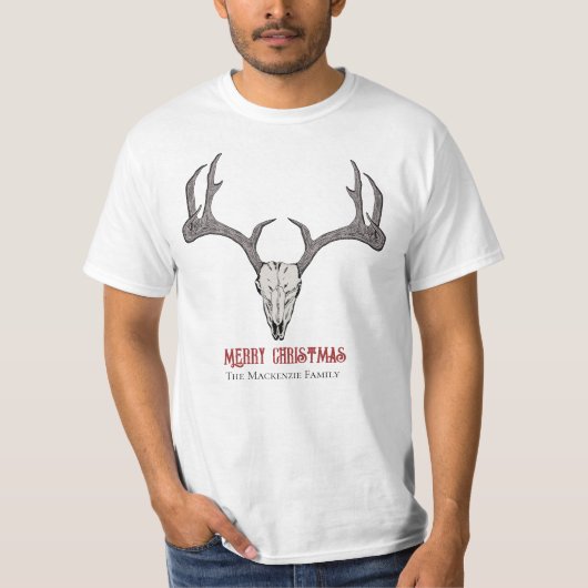 Rustikale Männerkopfmänner T-Shirt (Vorderseite)