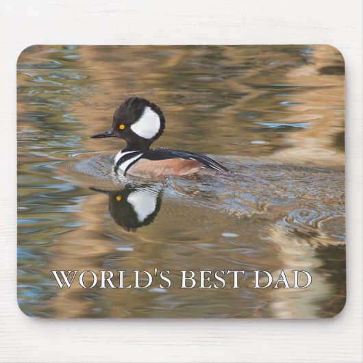 Rustikale männliche Duck-Welt ist der beste Vater Mousepad (Vorne)