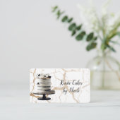 Rustikale Marbour Social Media QR Visitenkarte (Stehend Vorderseite)