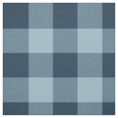 Rustikale Marine und Light Blue Buffalo Kariert Stoff (Muster)