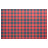 Rustikale Marine und Red Buffalo Kariert Stoff (Yard (91,4 cm))