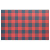 Rustikale Marine und Red Buffalo Kariert Stoff (Fat Quarter (45,7 x 55,9 cm))