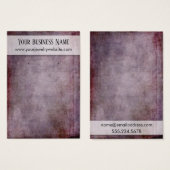 Rustikale Maroon Red Earring Holder Display Cards (Vorne & Hinten)