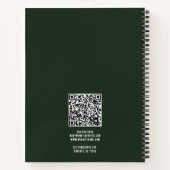 Rustikale Maskulinarwälder Außenanlagen Notizblock (Rückseite)