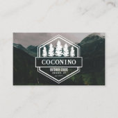 Rustikale Maskulinarwälder Außenanlagen Visitenkarte (Vorderseite)