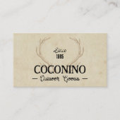 Rustikale Maskuline Antlers Outdoorhirsche Visitenkarte (Vorderseite)