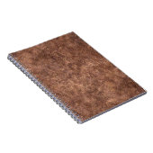 Rustikale Maskuline Walnut Brown Notizblock (Rechte Seite)