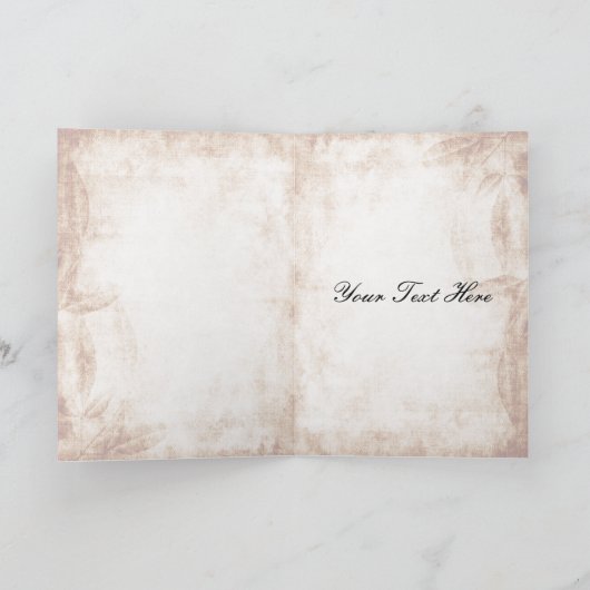 rustikale Mason Glas Hochzeit danke (Innenseite)