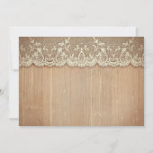 Rustikale Mason Jar Bluehydrangea Verlobungsparty Einladung (Rückseite)