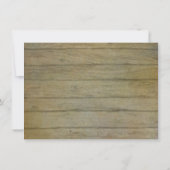 Rustikale Mason Jar Blush Pink Roses Bouquet Einladung (Rückseite)