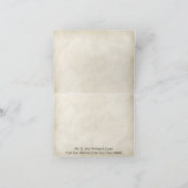 Rustikale Mason Jar Bouquet Crackle Wirbel Dankeskarte (Innenseite)