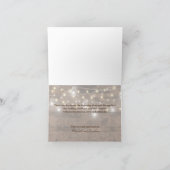 Rustikale Mason Jar Leuchten Vintag Danke (Innenseite)