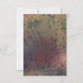 Rustikale Mason Jar Lichtzweige Hochzeiten RSVP-Ka RSVP Karte (Rückseite)