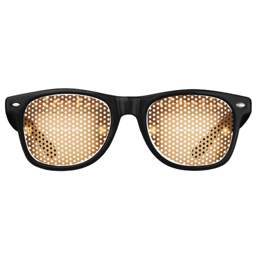 Rustikale Mason Jar & String Lights Hochzeitsfeier Partybrille (Vorderseite)