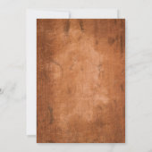 Rustikale Mason Jar String Lights Save the Date Einladung (Rückseite)