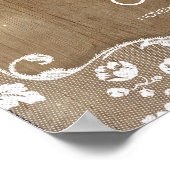 Rustikale Mason Jar und Sonnenblumen Begrüßungszei Poster (Ecke)