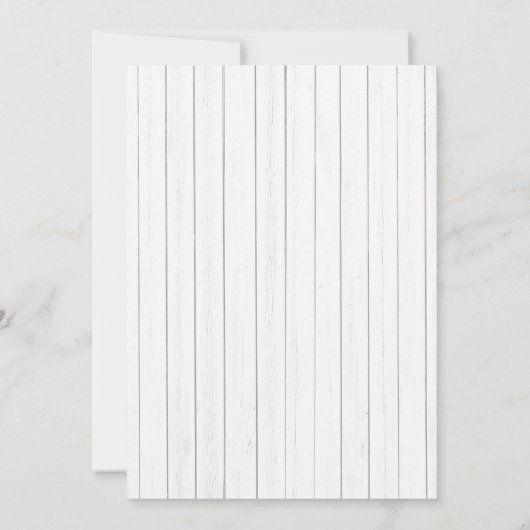 Rustikale Mason Jars String Lights on Wood Wedding Einladung (Rückseite)