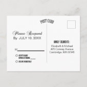 Rustikale Mason Jars String Lights UAWG Einladungspostkarte (Rückseite)