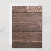 Rustikale Mason String Lights Jar Save the Date Ca (Rückseite)