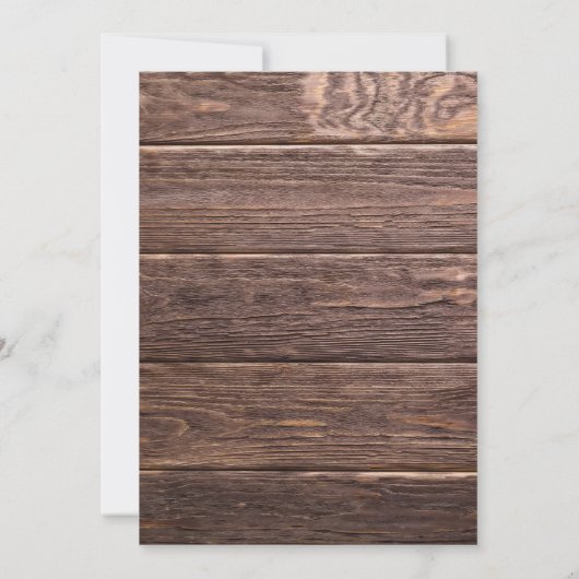 Rustikale Mason String Lights Jar Save the Date Ca (Rückseite)