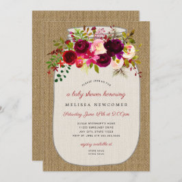 Rustikale Massagewanne Blütendusche Einladung