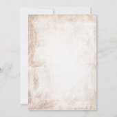 rustikale Masson Glas Hochzeit speichern Sie das D Save The Date (Rückseite)