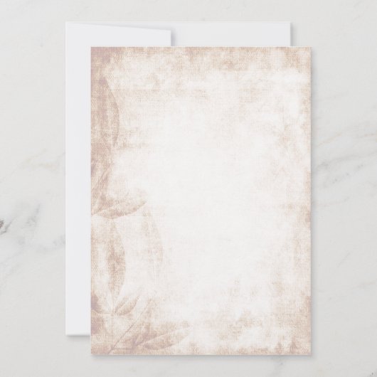 rustikale Masson Glas Hochzeit speichern Sie das D Save The Date (Rückseite)