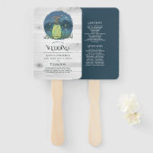 Rustikale Maus Firefly Mason Jar Fächer (Vorne und Hinten)