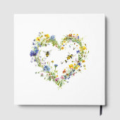 Rustikale Meant to Bee Gästebuch (Rückseite)