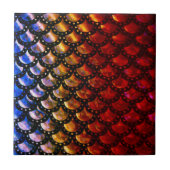 Rustikale Meerjungenskala Fliese (Vorderseite)