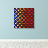 Rustikale Meerjungenskala Leinwanddruck (Insitu (Holzboden))