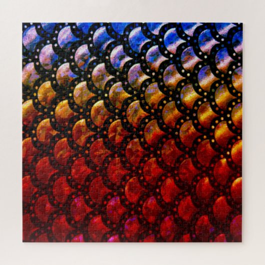 Rustikale Meerjungenskala Puzzle (Horizontal)