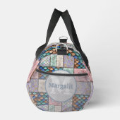 Rustikale Meerjungfrau-Fairy-Tale-Faux-Patchwork-M Duffle Bag (Rechts)