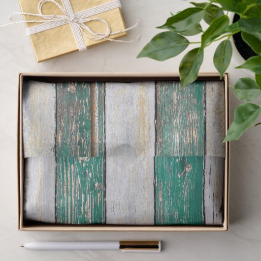 Rustikale Meerjungfrau (Rosa u. Grün) Seidenpapier (Geschenk)