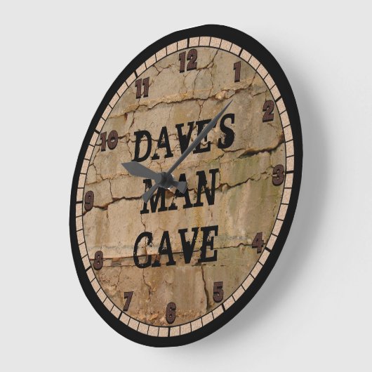 Rustikale Menschenhöhle, kundenspezifische Uhr (Winkel)