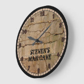 Rustikale Menschenhöhle, kundenspezifische Uhr (Winkel)