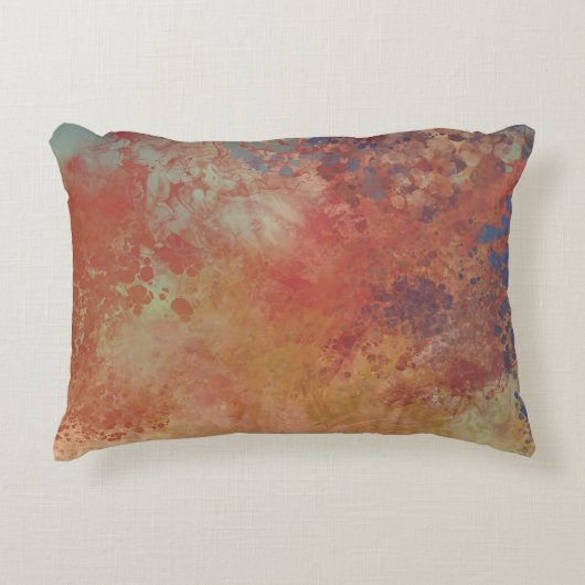 Rustikale, metallisch Inspirierte Kunst Dekokissen (Vorderseite)