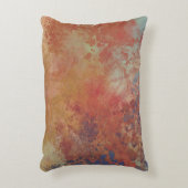 Rustikale, metallisch Inspirierte Kunst Dekokissen (Vorderseite(Vertikal))