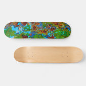 Rustikale Metallschälerei Paint Vintag Grunge Funn Skateboard (Horizontal)