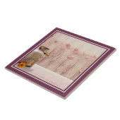 Rustikale Milch kann auf Holz landen Fliese (Seite)