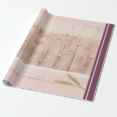 Rustikale Milch kann auf Holz landen Geschenkpapier (Ungerollt)