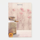 Rustikale Milch kann auf Holz landen Post-it Klebezettel (Vorderseite)