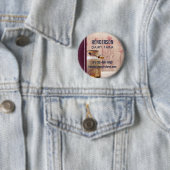 Rustikale Milch kann auf Holzwirtschaft landen Button (Beispiel)